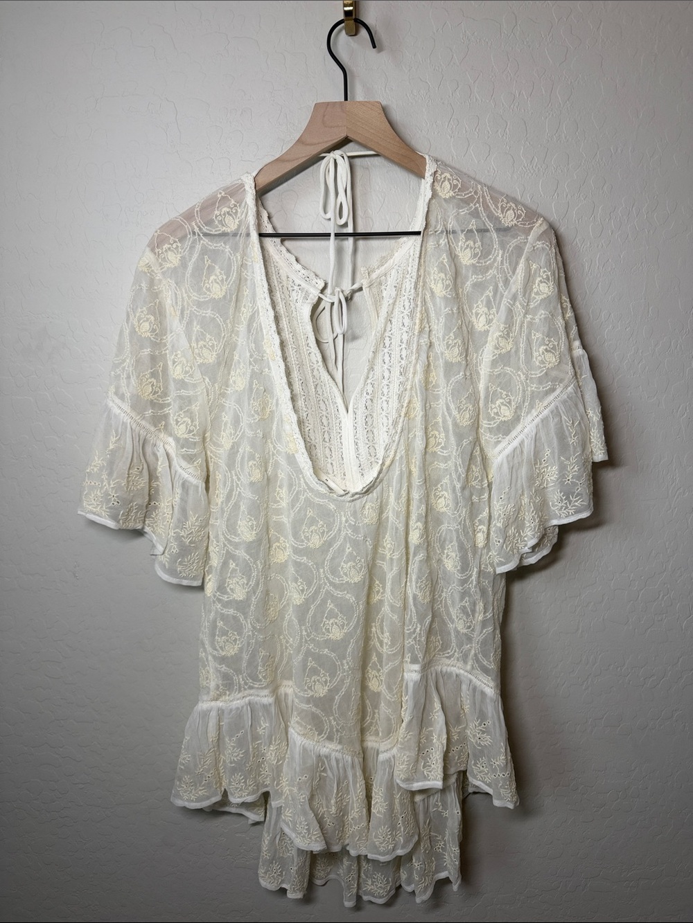 Anthropologie The Deco Lace Swim Coverup - Picture 3 of 4